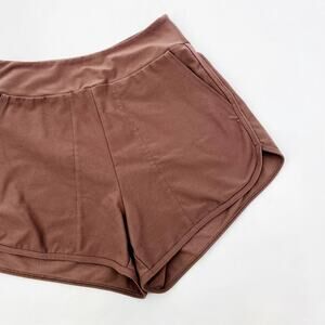 Abercrombie & Fitch taupe casual stretch lounge shorts